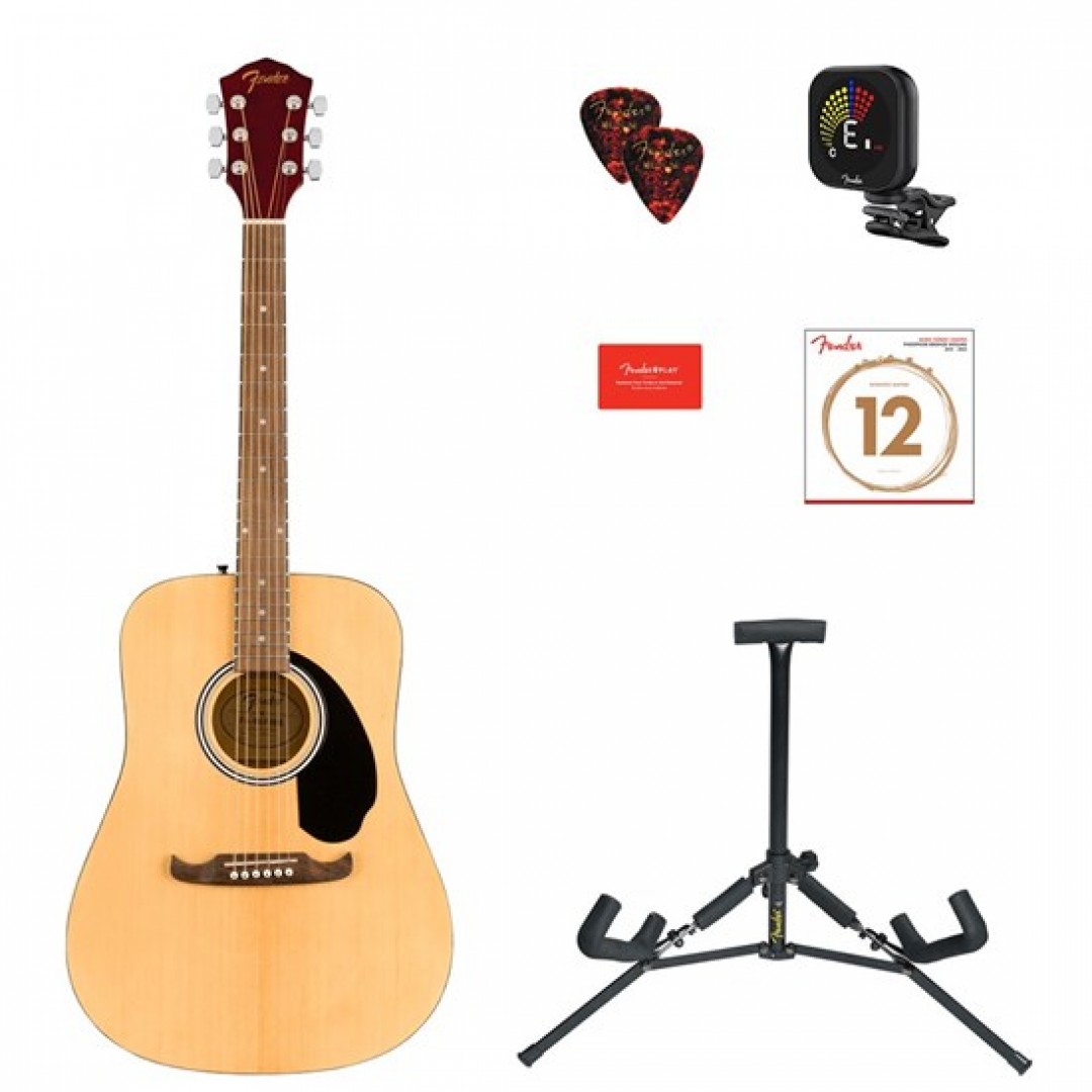 fender-fa-125-dreadnought-acoustic-pack-walnut-fingerboard-natural