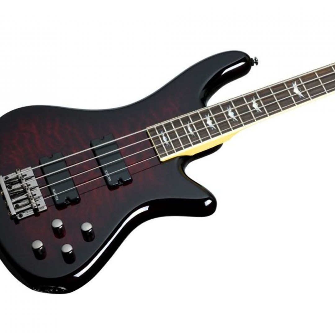 schecter-stiletto-extreme-4-bajo-4-cuerdas-pick-up-hh-activo-black-cherry