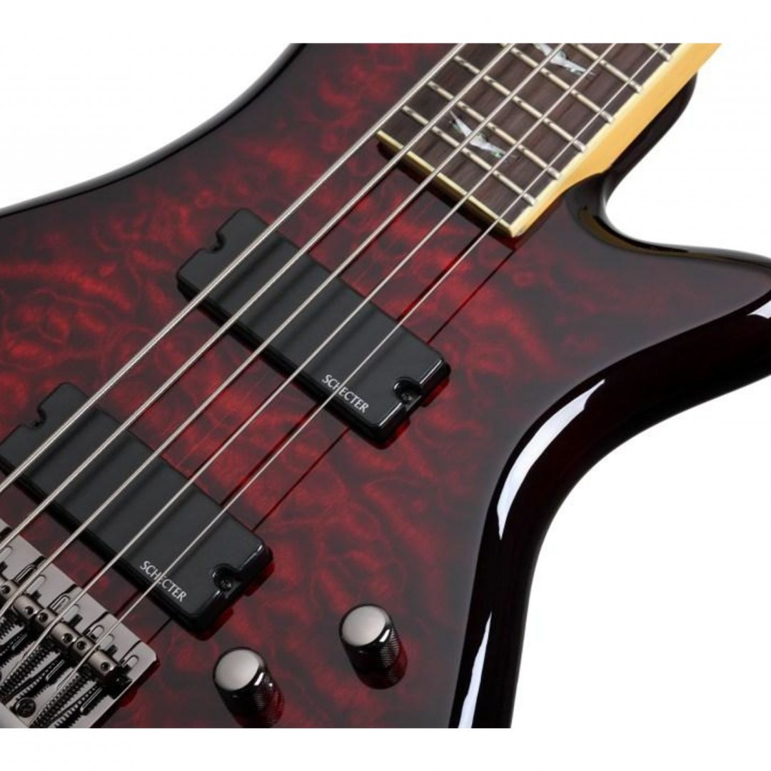 schecter-stiletto-extreme-5-bajo-5-cuerdas-pick-up-hh-activo-black-cherry