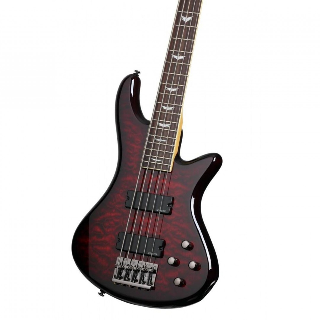 schecter-stiletto-extreme-5-bajo-5-cuerdas-pick-up-hh-activo-black-cherry