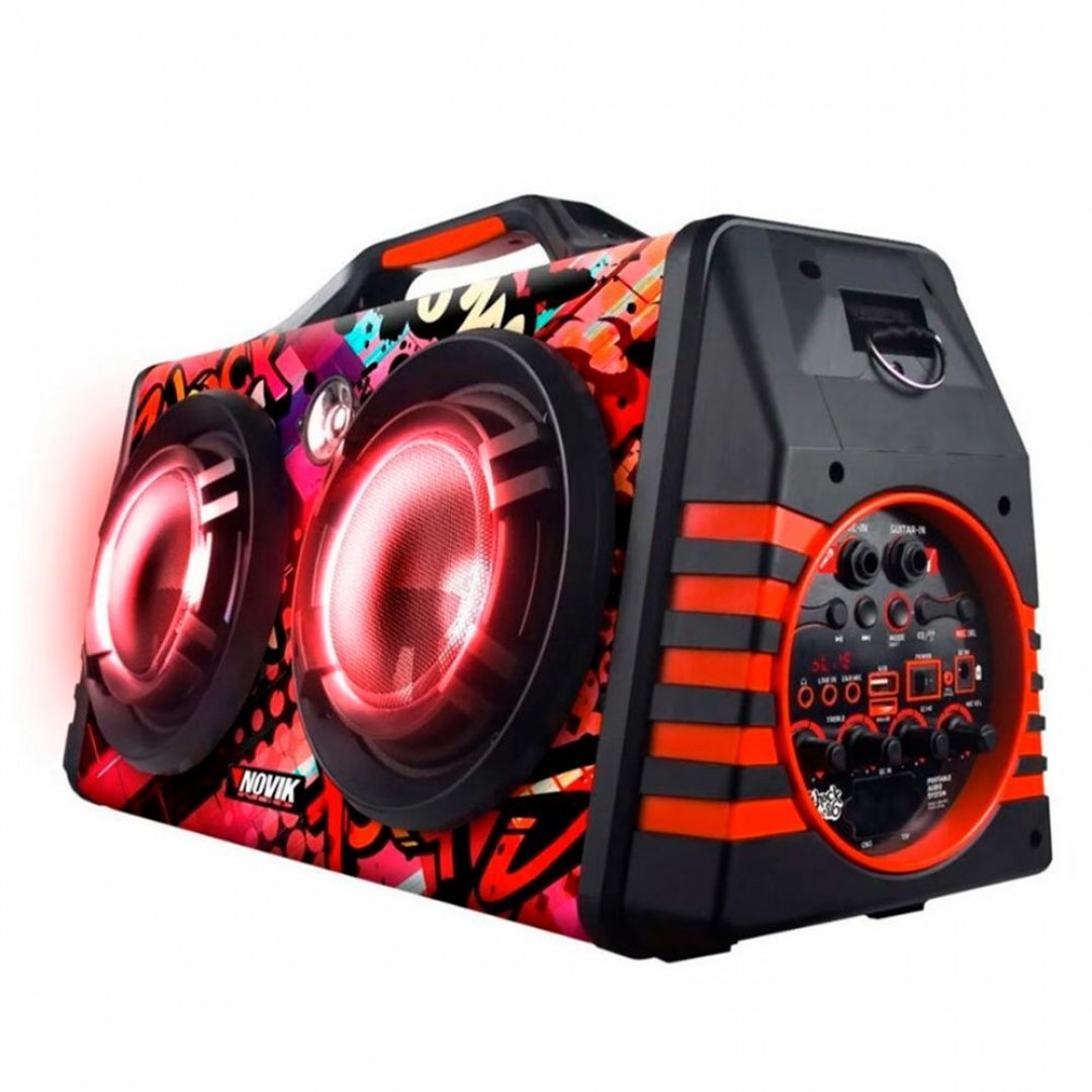 novik-shock-26-sistema-portatil-de-sonido--bateria--2x65-2--efectos-led--bluetooth--mp3-player--fm--entrada-de-guitarra--entrada-de-microfono--eq-digital--funcion-grabacion--efectos-3630