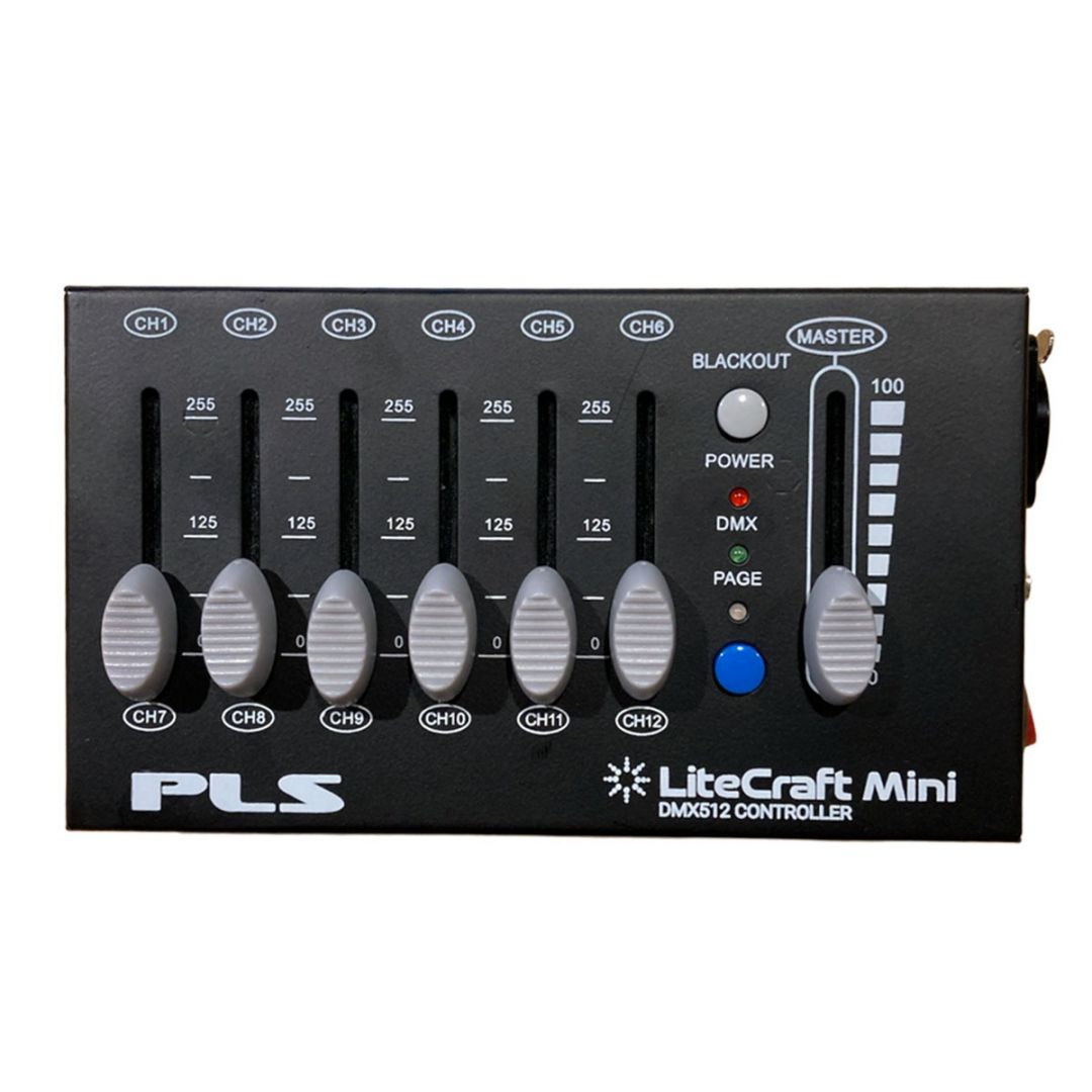 pls-litecraft-mini-controlador-consola-dmx-12-canales-6-faders-4615