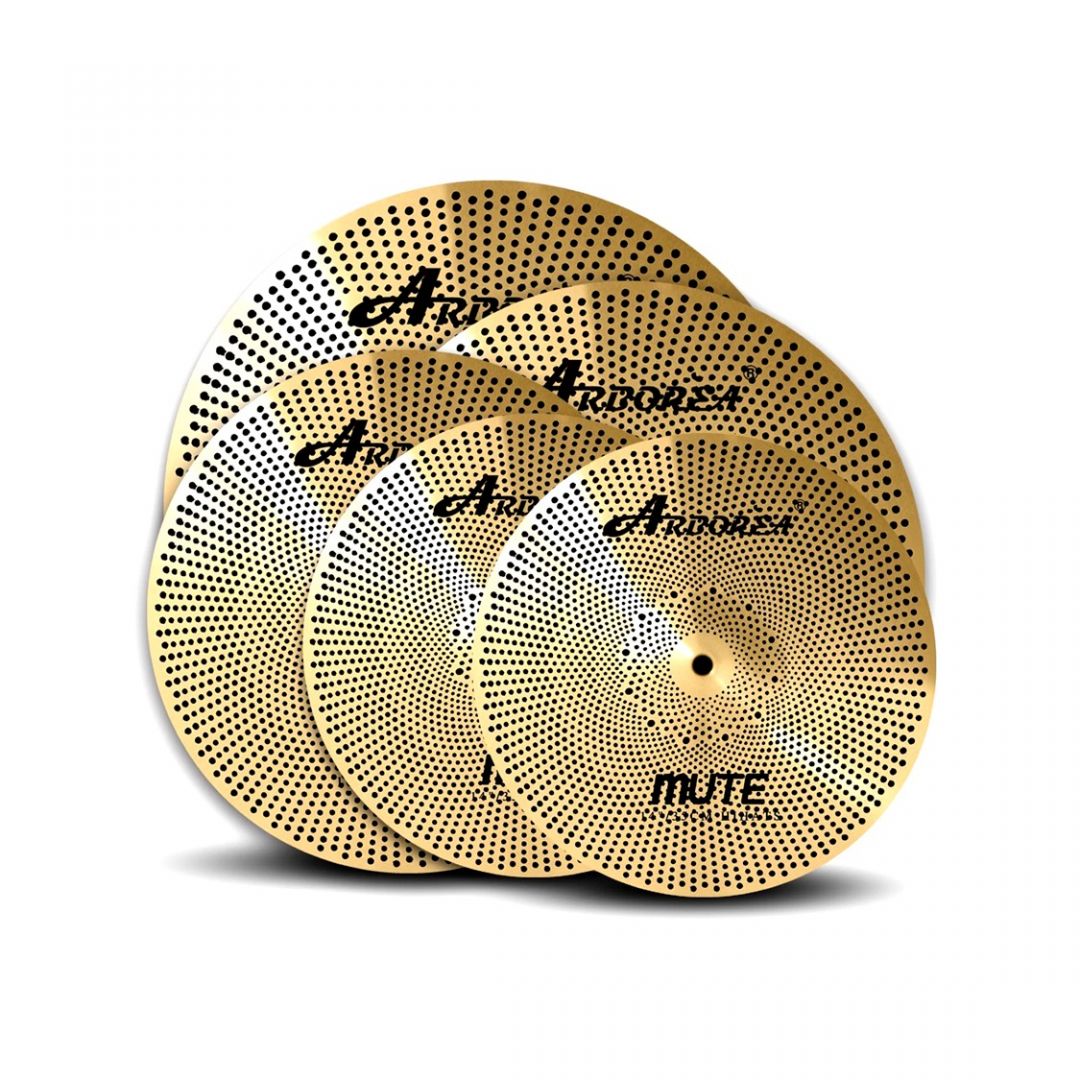 arborea-mute-gold-matte-14161820-set-platillo-bajo-volumen-practica-5406